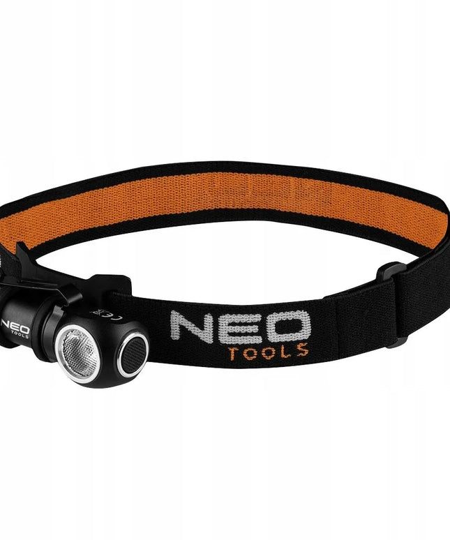 NEO TOOLS pakraunamas LED galvos žibintuvėlis, 600 lm