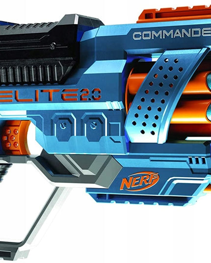 NERF Elite 2.0 Commander RD-6 šautuvas su 12 šovinių HASBRO E9485