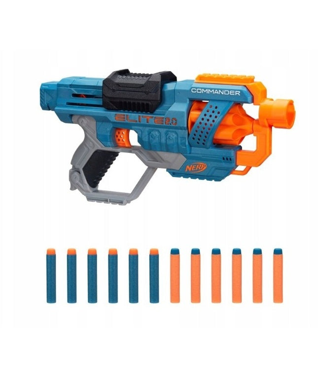 NERF Elite 2.0 Commander RD-6 šautuvas su 12 šovinių HASBRO E9485