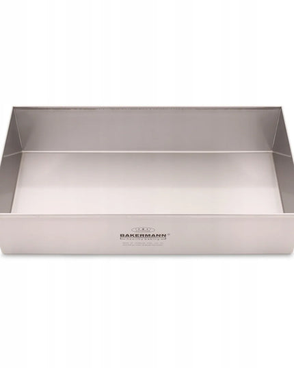 Nerūdijančio plieno kepimo forma Bakermann 40x25x6,5 AISI 304