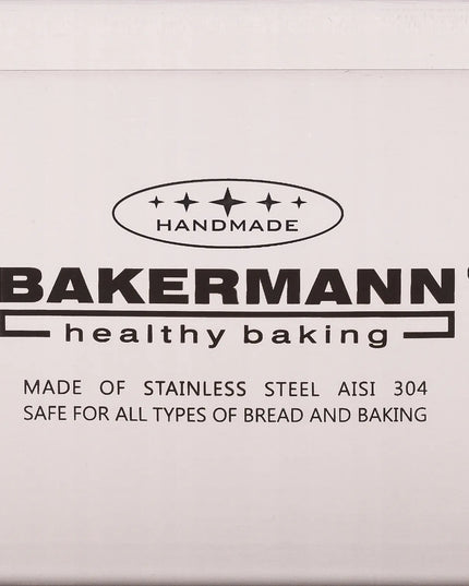 Nerūdijančio plieno kepimo forma Bakermann 40x25x6,5 AISI 304