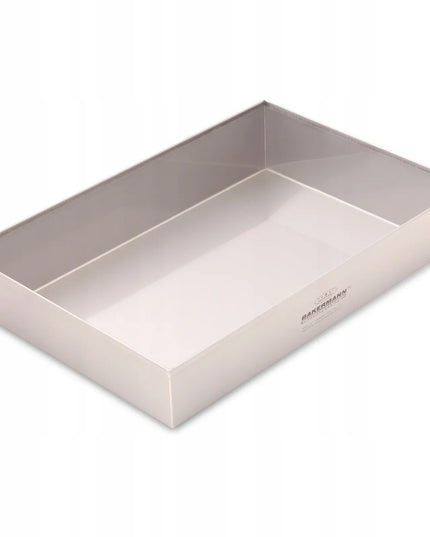Nerūdijančio plieno kepimo forma Bakermann 40x25x6,5 AISI 304