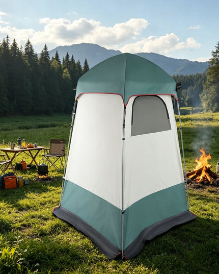 Nešiojama dušo palapinė / turistinė persirengimo kabina – asmeninio privatumo užtikrinimas