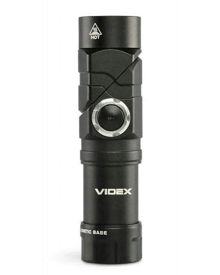 Nešiojamas LED taktinis žibintuvėlis su galvos dirželiu Videx 600lm 10W