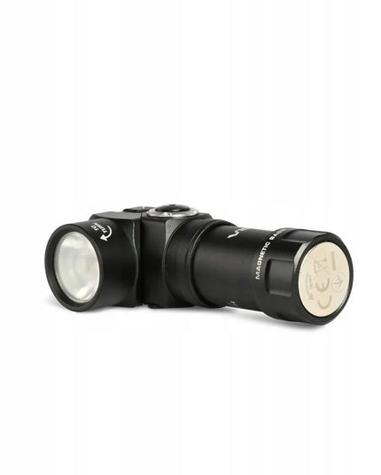 Nešiojamas LED taktinis žibintuvėlis su galvos dirželiu Videx 600lm 10W