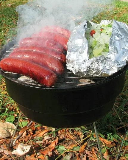 Nešiojamas sulankstomas anglies grilis Easy BBQ GQ2 su transportavimo krepšiu