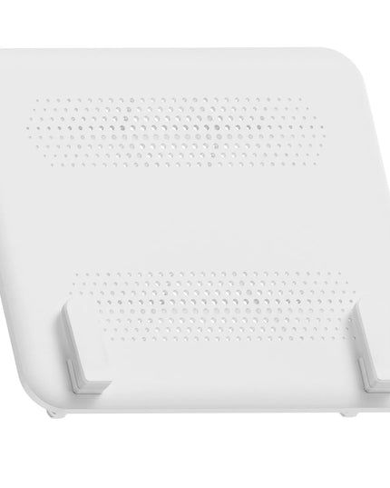 Nešiojamojo kompiuterio laikiklis monitoriaus svirčiai VESA 12–18" 5 kg Spacetronik baltas