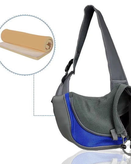 Nešynė šuniui S dydžio, mėlyna, iki 3 kg