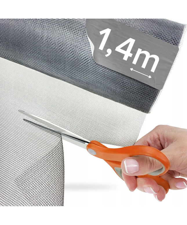 NextHook - PILKYS tinklelis metrais 1,4 m x 1 m, MOSKITINIS tinklelis iš stiklo pluošto