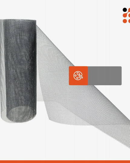 NEXTHOOK tinklelis nuo uodų PILKAS 100 cm, itin tvirtas stiklo pluošto tinklelis