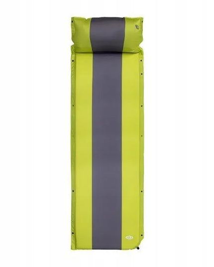 Nils Camp NC4349 žalias savaime prisipučiantis kilimėlis su pagalve 193x58x3 cm