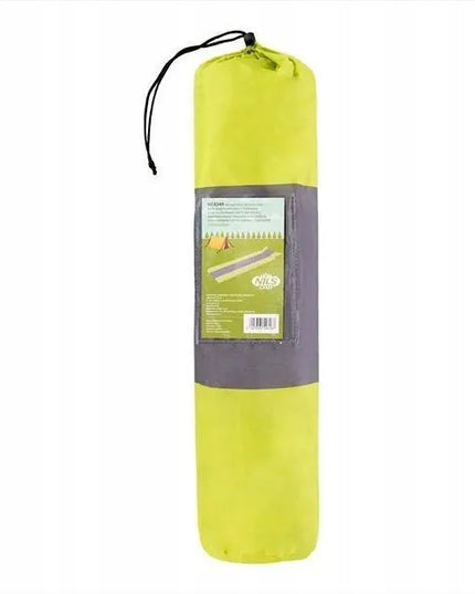 Nils Camp NC4349 žalias savaime prisipučiantis kilimėlis su pagalve 193x58x3 cm