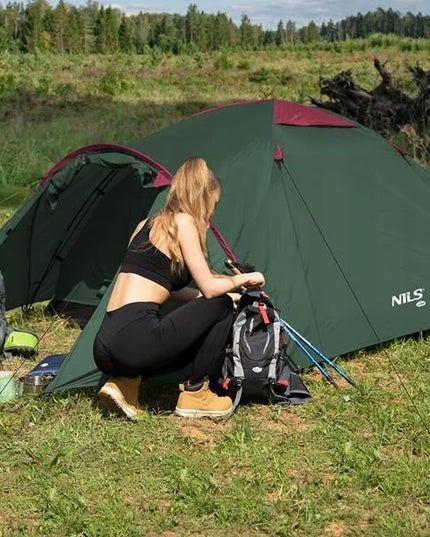 Nils Camp NC6013 Rocker kempingo palapinė, žalia