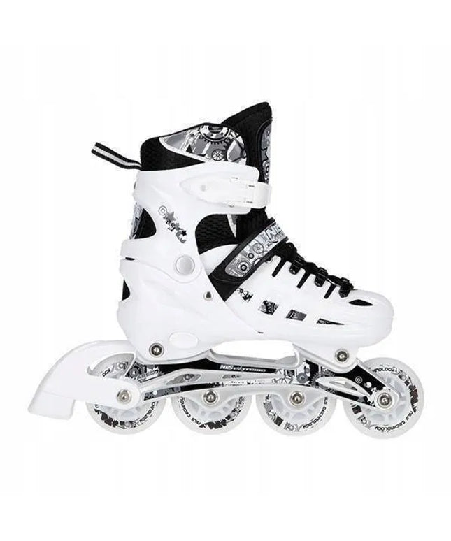 Nils Extreme NH10905 WHITE LED reguliuojamos riedutės 31-34