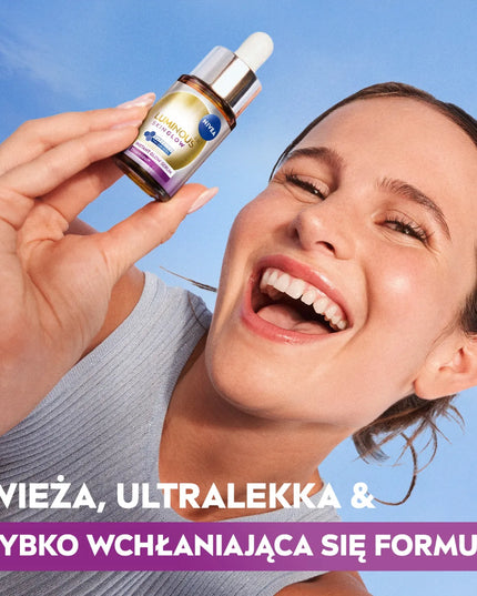 NIVEA LUMINOUS630 SKIN GLOW veido serumas, 30 ml