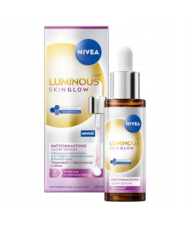 NIVEA LUMINOUS630 SKIN GLOW veido serumas, 30 ml