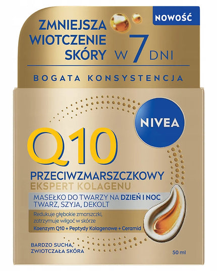 NIVEA Q10 kolageno ekspert veido kremas-sviestas dienai ir nakčiai 50ml