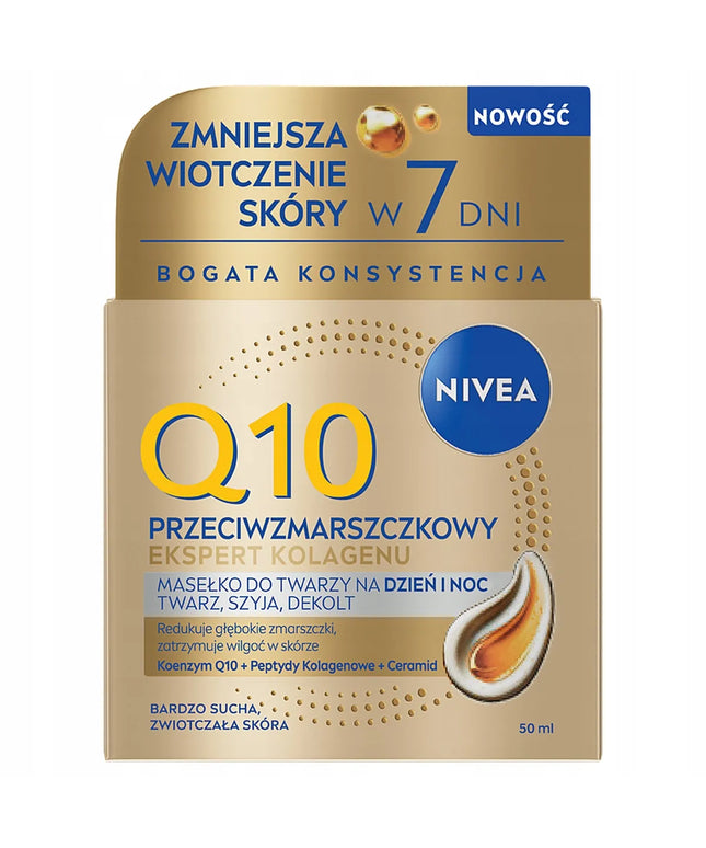 NIVEA Q10 kolageno ekspert veido kremas-sviestas dienai ir nakčiai 50ml