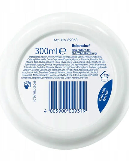 NIVEA SOFT intensyviai drėkinantis veido ir kūno kremas su vitaminu E, 300 ml