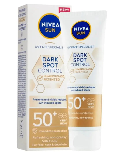 NIVEA SUN Dark Spot Control Luminous 630 veido kremas SPF50+ 40ml