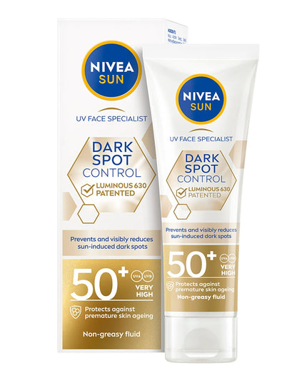 NIVEA SUN Dark Spot Control Luminous 630 veido kremas SPF50+ 40ml