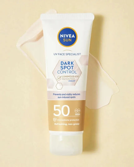 NIVEA SUN Dark Spot Control Luminous 630 veido kremas SPF50+ 40ml