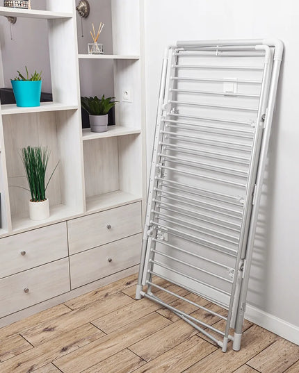 N'OVEEN elektrinė laisvai statoma vertikali drabužių džiovyklė 143-143,5 cm x 15-73 cm