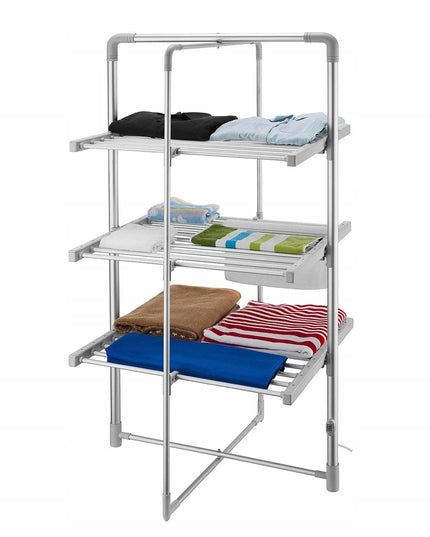N'OVEEN elektrinė laisvai statoma vertikali drabužių džiovyklė 143-143,5 cm x 15-73 cm