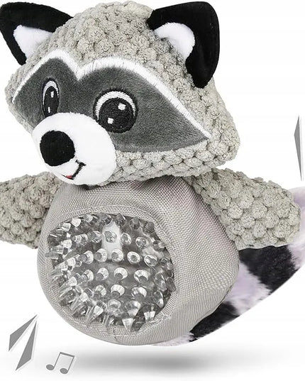 Nunbell pliušinis žaislas šunims meškėnas su garsu