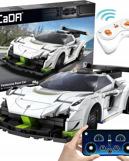 Nuotoliniu būdu valdomas lenktyninis automobilis „Fantasma“ (CaDA, 322 elementai)
