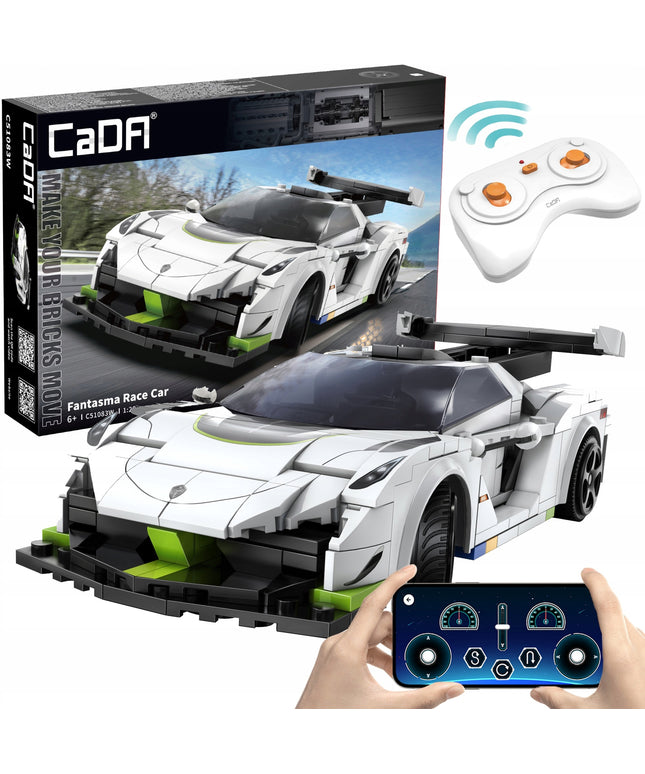 Nuotoliniu būdu valdomas lenktyninis automobilis „Fantasma“ (CaDA, 322 elementai)