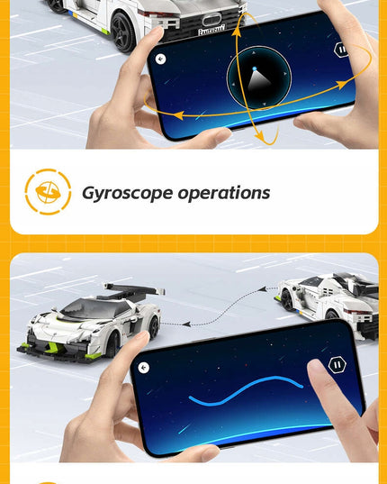 Nuotoliniu būdu valdomas lenktyninis automobilis „Fantasma“ (CaDA, 322 elementai)