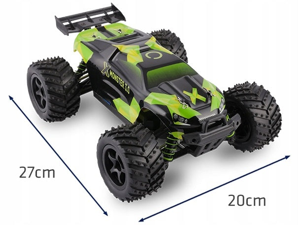 Nuotoliniu būdu valdomas automobilis Overmax X-Monster 3.0, 45 km/h