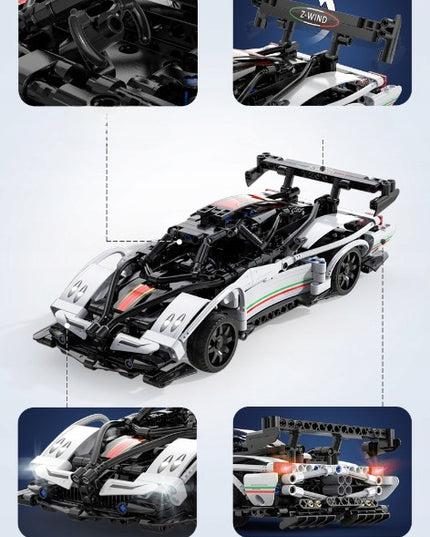 Nuotoliniu būdu valdomas lenktyninis automobilis Z-Wind (CaDA, 457 elementai)