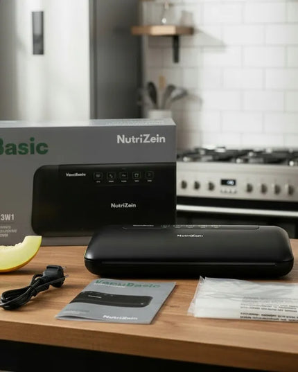 NutriZein vakuuminis maisto pakuotojas su plėvele