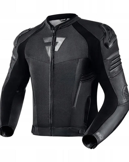 Odinė motociklininko striukė Rebelhorn Vandal Air Black