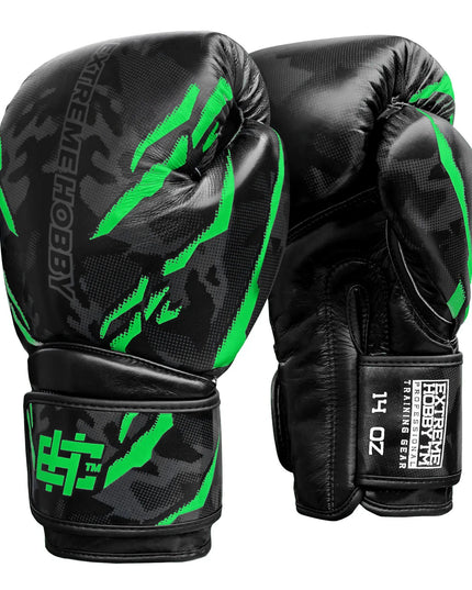 Odinės bokso pirštinės EXTREME HOBBY BLACK PANTHER 12 OZ vyriškos