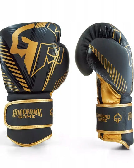 Odinės bokso pirštinės Ground Game Bling Boxing - 14 oz