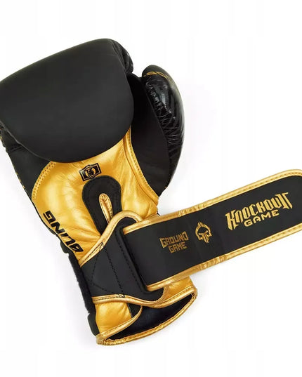 Odinės bokso pirštinės Ground Game Bling Boxing - 14 oz