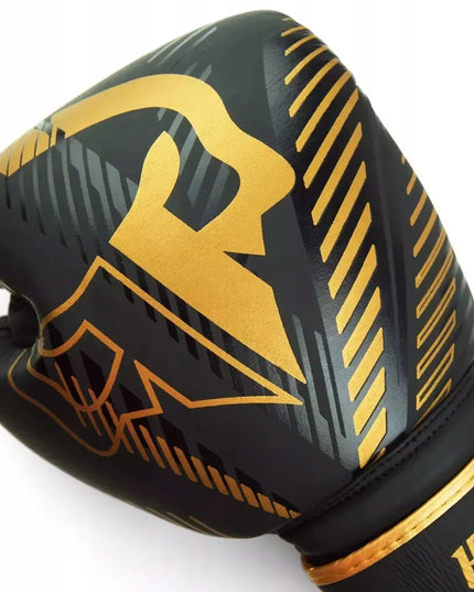 Odinės bokso pirštinės Ground Game Bling Boxing - 14 oz