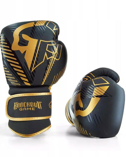 Odinės bokso pirštinės Ground Game Bling Boxing - 14 oz
