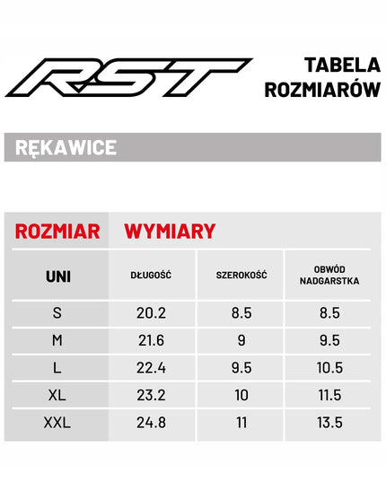 Odinės motociklininko pirštinės RST FULCRUM CE GREY/RED/BLACK
