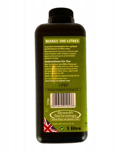 Olive Focus 1L trąšos alyvmedžiams Growth Technology