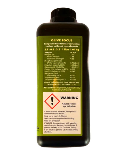 Olive Focus 1L trąšos alyvmedžiams Growth Technology
