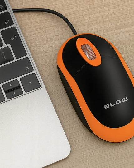 Optinė pelė Blow MP-20 laidinė USB 1000 DPI tyli, skirta kompiuteriui