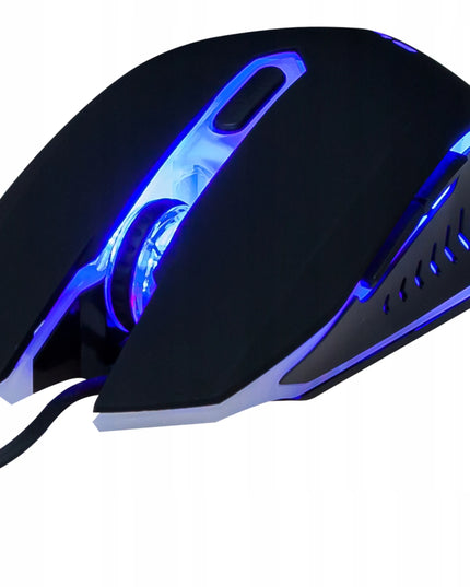 Optinė žaidimų pelė kompiuteriui ir nešiojamam kompiuteriui su LED apšvietimu USB