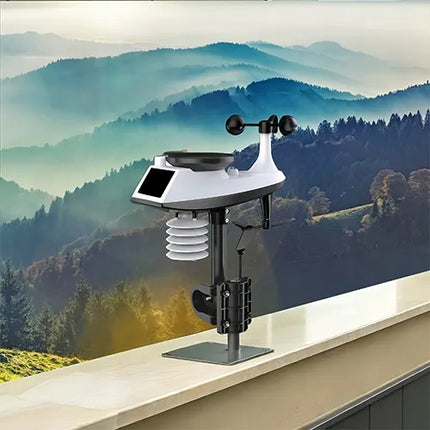 Orai stotelė su 5-in-1 jutikliu, temperatūros ir vėjo greičio matuokliu TECHNISAT IMETEO X6