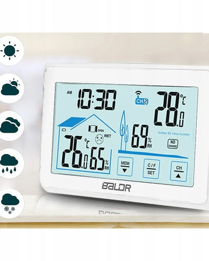 Orai stotelė su ekranu Baldr BD-910, balta