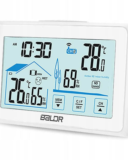 Orai stotelė su ekranu Baldr BD-910, balta
