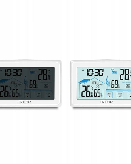 Orai stotelė su ekranu Baldr BD-910, balta
